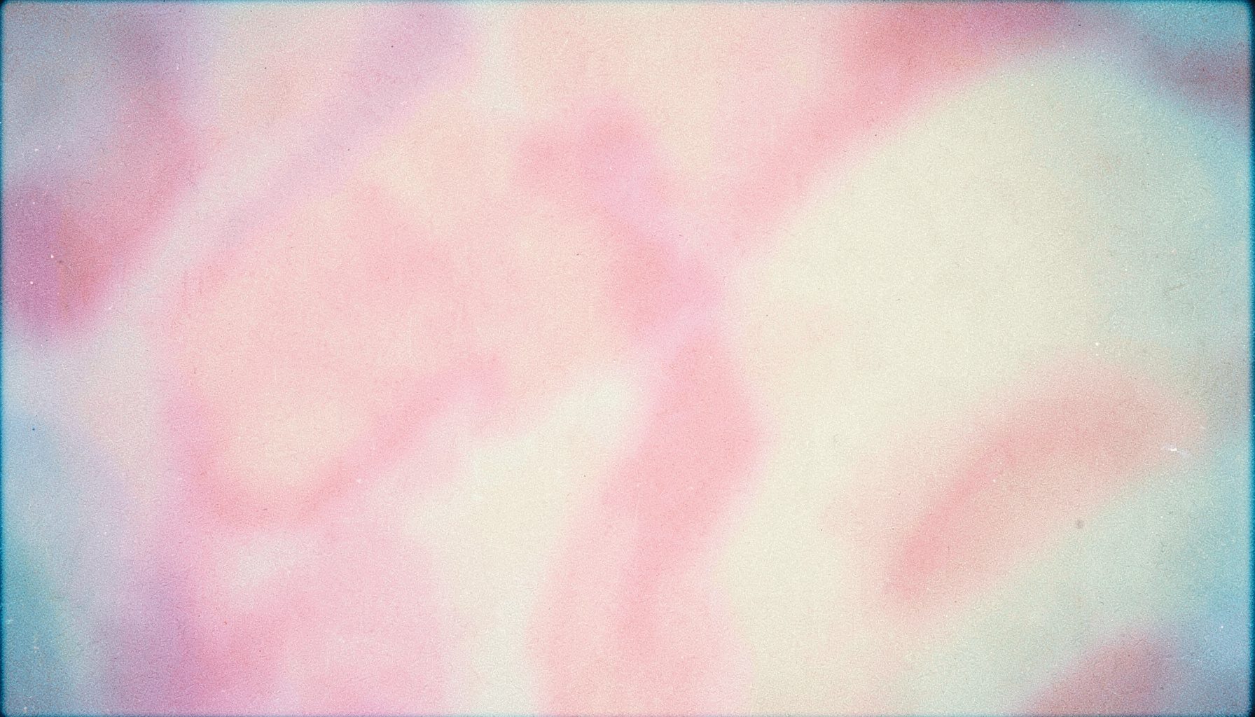 Soft pastel pink and cream abstract texture with gentle blurred shapes, warm and calming feminine atmosphere on grainy film.